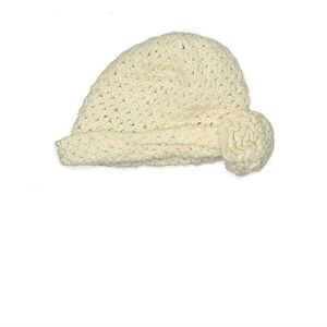 Wooden Ships Cream Knit Hat with Pom-Pom